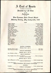 West Tennessee State Normal School, Memphis, play program, 1920