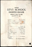 Levi School, Memphis, program, 1920