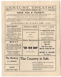 Century Theatre program, Jackson, Mississippi, 1904 November