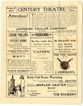 Century Theatre program, Jackson, Mississippi, 1903 October