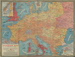 Invasion Map of Fortress Europe, 1944