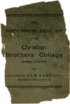 Christian Brothers College, Memphis, Field Day program, 1905