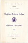 Christian Brothers College, Memphis, commencement program, 1947