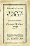 Christian Brothers College, Memphis, play program, 1924
