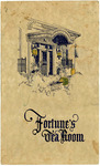 Fortune's Tea Room, Memphis, menu, circa 1937