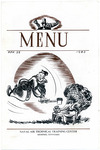 Thanksgiving menu, Naval Air Technical Training Center, Memphis, 1943