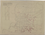 Map: Memphis and Shelby County, Tennessee, Urban Growth Indicators, 1973