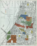 Map: Memphis, Tennessee, Urban Renewal and Public Housing Projects, 1969