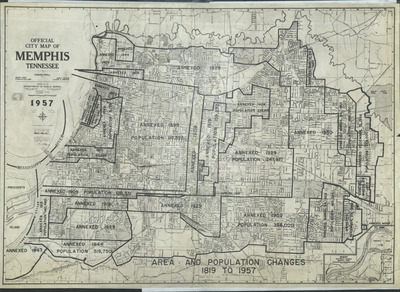 "Map: Memphis, Tennessee, 1957"