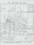 Map: Memphis Transit Authority routes, 1972