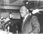Martin Luther King, Jr. speaking at Mason Temple, Memphis, 1968