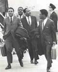 Martin Luther King, Jr. arriving in Memphis, April 3, 1968 by William Leaptrott