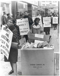 Protesters urge boycott, Memphis, 1968