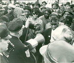 Jerry Wurf speaking to strikers, Memphis, 1968 by Tom Barber