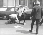 Police search a man, Memphis, 1968 by Sam Melhorn