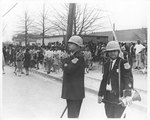Police at Booker T. Washington High School, Memphis, 1968