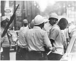 Memphis police detain man, 1968