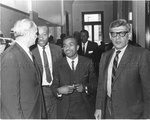 Labor leaders Ciampa, Epps and Wurf, Memphis, 1968