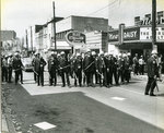 Police on Beale Street, Memphis, March 1968 by Sam Melhorn