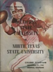 Memphis State University vs North Texas State University football program, 1961