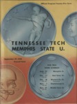Memphis State University vs Tennessee Polytechnic Institute football program, 1958