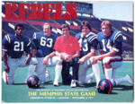 Memphis State University vs University of Tennessee football program, 1977