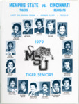 Memphis State University vs University of Cincinnati football program, 1979