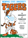 1969 Memphis State University vs University of Tennessee football program