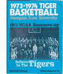 Memphis State University basketball souvenir magazine, 1973-1974 season