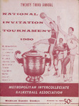 National Invitation Basketball Tournament program, 1960
