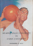 1957 Memphis State University vs Union University basketball program
