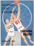 Memphis State University vs Louisiana College basketball program, 1961