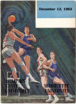 Memphis State University vs Marquette University basketball program, 1963