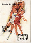 1964 Memphis State University vs University of Alabama basketball program