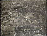 Aerial view of Memphis State University, circa 1965