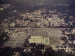 Aerial view of Memphis State University, 1980