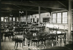 Dining hall interior, Memphis State College, 1940s