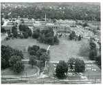 Aerial view of Memphis State College, 1957