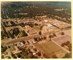 Aerial view of Memphis State University, 1966