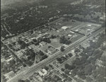 Aerial view of Memphis State University, circa 1964