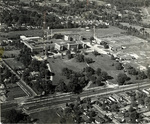 Aerial view of Memphis State College, 1947