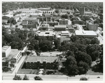 Aerial view of Memphis State University, 1971