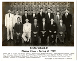 Delta Sigma Pi pledge class, Memphis State University, 1959