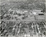 Aerial view of Memphis State University, circa 1963