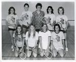 Memphis State University women's racquetball team, 1975