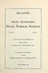 1913 November, West Tennessee State Normal School bulletin