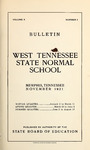 1921 November, West Tennessee State Normal School bulletin