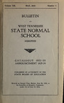 1923 May, West Tennessee State Normal School bulletin