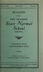 1924 May, West Tennessee State Normal School bulletin