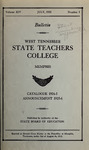 1925 July, West Tennessee State Teachers College bulletin
